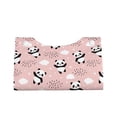 thumbnail image 1 of Lsque Panda Printed Long Tissue Box Cover Holder, Facial Paper Organizer Dispenser,Triangle with Bottom Belt, PVC Leather Decorative Organizer, 1 of 9