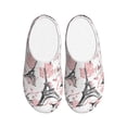 thumbnail image 1 of Lsque Paris Pattern Womens Comfort Cotton on Scuff With Memory Foam and Anti-skid Sole Slipper-39/40, 1 of 7