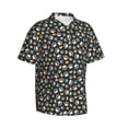 thumbnail image 1 of Lsque Paw Animal pattern Hawaiian Shirt for Men, Unisex Summer Beach Casual Short Sleeve Button Down Shirts-Medium, 1 of 9