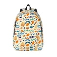 thumbnail image 1 of Lsque Peanuts 8 Pattern Canvas Daypack, Durable Backpack, High-quality Versatile Backpack,Vintage Compact Backpack-Medium, 1 of 6
