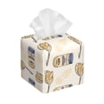 thumbnail image 1 of Lsque Peanuts Printed Tissue Box Cover Holder, Facial Paper Organizer Dispenser,Square with Bottom Belt, PVC Leather Decorative Organizer, 1 of 8