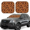 thumbnail image 1 of Lsque Peanuts2 2 PCS Windshield Sun Shade | CarFoldable Window Covers | Car Accessories Reflect UV for Universal Cars SUV Truck | Medium, 1 of 7