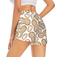 thumbnail image 1 of Lsque Peanuts7 Printed Women's Running Shorts with Liner Pockets,Elastic Quick Dry Workout Athletic Gym Yoga Shorts,Womens High Waist Shorts-X-Large, 1 of 9