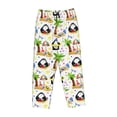 thumbnail image 1 of Lsque Penguins On The Beach Print Women's Pajama Pants, Lounge Pant - Comfortable Home Wear,Elastic Waistband, Stylish Design-Medium, 1 of 9