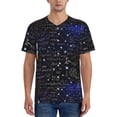 thumbnail image 1 of Lsque Physical Formulas Pattern Mens Polo Golf Shirts Funny Graphics Shorts Sleeve Button Shirts Baseball T-shirt-Large, 1 of 7