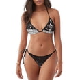 thumbnail image 1 of Lsque Piano Keys With Musical Notes Pattern Women Two Piece Swimsuit Sexy Swimwear Halter String Triangle Bikini Sets, 1 of 6