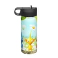 thumbnail image 1 of Lsque Pikmin Pattern 18oz Sports Insulated Kettle With Straw Insulated Water Bottle Insulated Tumbler For Men Womans Sports Insulated Kettle, 1 of 1