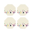 thumbnail image 1 of Lsque Pikmin Pattern 4" Drink Coasters Set of 4, PVC Leather Absorbent Coasters, Table Coaster Set Decorative Coffee Cup Coasters Housewarming Gift, 1 of 7