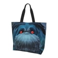 thumbnail image 1 of Lsque Pikmin Pattern Aesthetic Canvas Tote Bag for Women - Reusable Tote Shoulder Bag Casual Bag for Vacation,Shopping,Work,Gym, 1 of 7