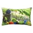 thumbnail image 1 of Lsque Pikmin Pattern Bedding Waterproof Pillow Protector Zippered Queen – Bed Bug Proof Pillow Encasement-16"x24", 1 of 6