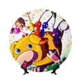 thumbnail image 1 of Lsque Pikmin Pattern Ceramic Decorative Plate Decorative Plates with Display Stand Personalized Porcelain Plate Ceramic Ornaments for Wall Hanging Decoration-6in, 1 of 6