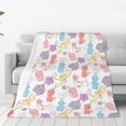 thumbnail image 1 of Lsque Pikmin Pattern Fuzzy Fleece Throw Blanket Extra Large,Super Soft,Fluffy and Warm Blankets for Couch,Bed,All Season Use (50"x40"), 1 of 7