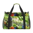 thumbnail image 1 of Lsque Pikmin Pattern Hand Travel Bag, Weekender Carry On for Women Men, Sports Gym Bag, Workout Duffel Bag, Overnight Shoulder Bag fit 15.6 Inch Laptop, 1 of 6