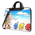 thumbnail image 1 of Lsque Pikmin Pattern Laptop Bag – Portable & Slim Single-Shoulder Computer Case with Adjustable Strap, Protective, Lightweight for 13”/14”/15.6” Laptops, 1 of 8