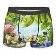 thumbnail image 1 of Lsque Pikmin Pattern Men’s Total Support Pouch Boxer Briefs, X-Temp Cooling, Moisture-Wicking Underwear, Regular, Long-leg and Trunk-Medium, 1 of 7