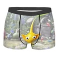 thumbnail image 1 of Lsque Pikmin Pattern Men’s Total Support Pouch Boxer Briefs, X-Temp Cooling, Moisture-Wicking Underwear, Regular, Long-leg and Trunk-Small, 1 of 7