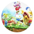 thumbnail image 1 of Lsque Pikmin Print Christmas Tree Skirt, Tree Skirt with Ties or Velcro, Perfect for Holiday Decorations, Halloween, and New Year-30", 1 of 7