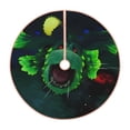 thumbnail image 1 of Lsque Pikmin Print Christmas Tree Skirt with Ties and Velcro,Xmas Holiday Decorations, Adjustable Tree Skirt-36", 1 of 6