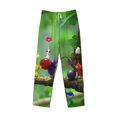 thumbnail image 1 of Lsque Pikmin Print Men's Pajama Pants, Lounge Pant - Comfortable Home Wear,Elastic Waistband, Stylish Design-Small, 1 of 9