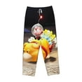 thumbnail image 1 of Lsque Pikmin Print Women's Pajama Pants, Lounge Pant - Comfortable Home Wear,Elastic Waistband, Stylish Design-Medium, 1 of 9