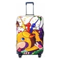 thumbnail image 1 of Lsque Pikmin Printed Luggage Cover, Travel Luggage Protector,Scratch and Dirt Resistant, Fits 18-32 Inch Luggage - Small, 1 of 9