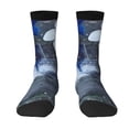 thumbnail image 1 of Lsque Pikmin Printed Men's Crew Socks, Soft Durable Breathable Moisture-Wicking with Odor Control Cotton socks, 1 of 7
