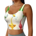 thumbnail image 1 of Lsque Pikmin Printed Women'S Sports Bra, Compression, Moisture Wicking, High-Impact Sports Bra For Women,Supportive sports bra-Large, 1 of 9