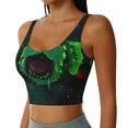 thumbnail image 1 of Lsque Pikmin Printed Women'S Sports Bra, Compression, Moisture Wicking, High-Impact Sports Bra For Women,Supportive sports bra-Medium, 1 of 9