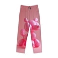 thumbnail image 1 of Lsque Pink Balloon Puppy Art Print Men's Pajama Pants, Lounge Pant - Comfortable Home Wear,Elastic Waistband, Stylish Design-Medium, 1 of 9