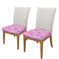 thumbnail image 1 of Lsque Pink Donuts Printed Square Couch Cushion Covers, Floral Sofa Cushion Covers Replacement, Stretch Couch Covers for Couch-16.9in, 1 of 9