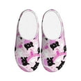 thumbnail image 1 of Lsque Pink Girl Halloween Pattern Womens Comfort Cotton on Scuff With Memory Foam and Anti-skid Sole Slipper-42/43, 1 of 7