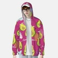 thumbnail image 1 of Lsque Pink Green Avocado UPF 50+ Lightweight Sun Protection Men's Women's Long Sleeve Shirt, Hoodie Performance -Medium, 1 of 9