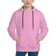 thumbnail image 1 of Lsque Pink Patten Youth Hoodie Sweatshirt Pullover with Kangaroo Pocket Boys and Girls Hoodie Warm Hoodie for Kids-Large, 1 of 6