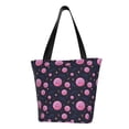 thumbnail image 1 of Lsque Pink Planets And Stars Pattern Beach Tote,Shoulder Handbag,Spacious Tote Bag,Lightweight Travel Bag,Versatile Shopping Bag, 1 of 6