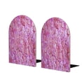 thumbnail image 1 of Lsque Pink Roses Printed Wood Bookends,Non-Skid Bookend for Shelves,Heavy Duty Support Bookends,Non-Slip Foam Pads for Office, Home, and Library,1 Pair, 1 of 8