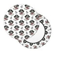 thumbnail image 1 of Lsque Pirate Puppy Round Bar chair cushion covers Velvet Fabric Premium Comfort Protects from Scratches and Stains for 14-17 Inch Chair- 12 inch, 1 of 7