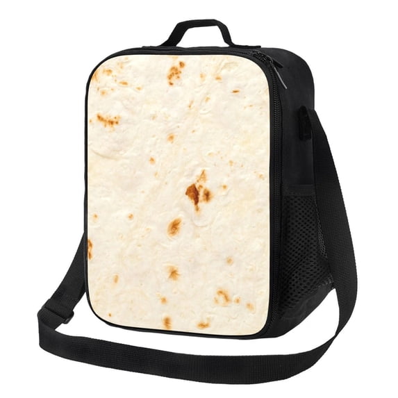 Lsque Pita Tortilla Lunch Bag Lunch Box for Women Men Reusable Insulated Lunch Tote Bag,Leakproof Thermal Cooler Sack Food Handbags Case High Capacity