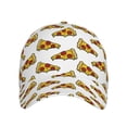 thumbnail image 1 of Lsque Pizza Baseball Cap Trucker Low Profile Hat Golf Dad Hat Adjustable Original Classic Unconstructed Plain Cap Men Women, 1 of 9