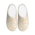 thumbnail image 1 of Lsque Plant Pattern Womens Comfort Cotton on Scuff With Memory Foam and Anti-skid Sole Slipper-40/41, 1 of 7