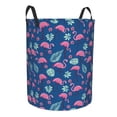 thumbnail image 1 of Lsque Plants And Flamingos pattern Laundry Hamper Basket, Tall Woven Rope Hamper Basket for Clothes, Lightweight Storage Basket, Collapsible Waterproof-Medium, 1 of 8