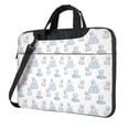 thumbnail image 1 of Lsque Playful Polar Bear Pals Pattern Laptop Bag – Portable & Slim Single-Shoulder Computer Case with Adjustable Strap, Protective, Lightweight for 13”/14”/15.6” Laptops, 1 of 8