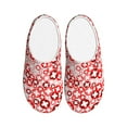 thumbnail image 1 of Lsque Plus Cross Pattern Womens Comfort Cotton on Scuff With Memory Foam and Anti-skid Sole Slipper-42/43, 1 of 7