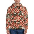 thumbnail image 1 of Lsque Poker Chips Pattern Casual Men's Hoodie,Hooded Sweatshirt with Kangaroo Pocket,Pullover Hoodie-Medium, 1 of 7