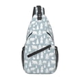 thumbnail image 1 of Lsque Polar Bears And Snowy Winter Pattern Cross Chest Bag Diagonally – Premium Durable Front Chest Sling with Adjustable Padded Strap, High-Capacity Storage, 1 of 8