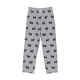 thumbnail image 1 of Lsque Polka Dot Christmas Dog Print Men's Pajama Pants, Lounge Pant - Comfortable Home Wear,Elastic Waistband, Stylish Design-Small, 1 of 9