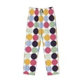 thumbnail image 1 of Lsque Polka Dot Print Men's Pajama Pants, Lounge Pant - Comfortable Home Wear,Elastic Waistband, Stylish Design-XX-Large, 1 of 9