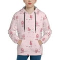 thumbnail image 1 of Lsque Poodle Dog Patten Youth Hoodie Sweatshirt Pullover with Kangaroo Pocket Boys and Girls Hoodie Warm Hoodie for Kids-Small, 1 of 6