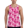 thumbnail image 1 of Lsque Poodle Dog Pattern Mens Tank Tops Muscle Athletic Quick Dry Sleeveless Workout Fitness T Shirts Beach Tank Top, Loose-fit Sleeveless Shirt for Men-Medium, 1 of 7