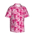 thumbnail image 1 of Lsque Poodle Dog pattern Hawaiian Shirt for Men, Unisex Summer Beach Casual Short Sleeve Button Down Shirts-Medium, 1 of 9