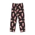 thumbnail image 1 of Lsque Popcorn Print Men's Pajama Pants, Lounge Pant - Comfortable Home Wear,Elastic Waistband, Stylish Design-Large, 1 of 9